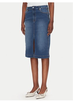 Silvian Heach Spódnica jeansowa Quofoy GPP25403LO Granatowy Regular Fit ze sklepu MODIVO w kategorii Spódnice - zdjęcie 183778364