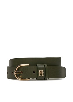 Tommy Hilfiger Pasek Damski AW0AW16798 Khaki ze sklepu MODIVO w kategorii Paski damskie - zdjęcie 183778403