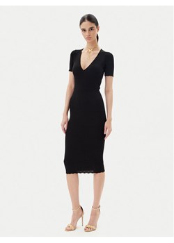 Elisabetta Franchi Sukienka dzianinowa AM-53S-51E2 Czarny Slim Fit ze sklepu MODIVO w kategorii Sukienki - zdjęcie 183778411