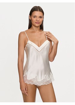 Simone Pérèle Koszulka piżamowa Nocturne 17F900 Écru Comfort Fit ze sklepu MODIVO w kategorii Piżamy damskie - zdjęcie 183778494