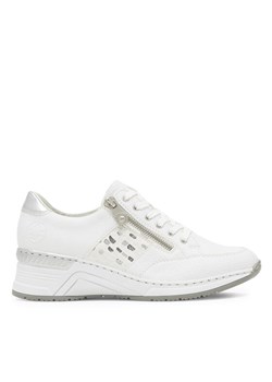 Rieker Sneakersy N4322-80 Biały ze sklepu MODIVO w kategorii Półbuty damskie - zdjęcie 183778562
