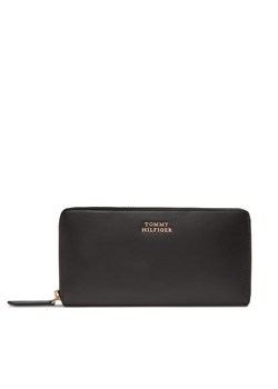 Tommy Hilfiger Duży Portfel Męski Th Leather Slg Lrg Za AW0AW17498 Czarny ze sklepu MODIVO w kategorii Portfele damskie - zdjęcie 183778584