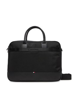 Tommy Hilfiger Torba na laptopa Th Nylon Travel Computer Bag AM0AM13470 Czarny ze sklepu MODIVO w kategorii Torby na laptopa - zdjęcie 183778750
