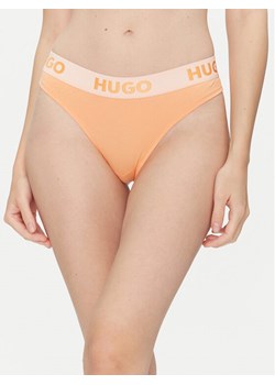 HUGO Stringi 50469651 Pomarańczowy ze sklepu MODIVO w kategorii Majtki damskie - zdjęcie 183778764