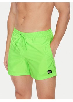 Quiksilver Szorty kąpielowe Everyday Solid Volley 15 EQYJV04120 Zielony Regular Fit ze sklepu MODIVO w kategorii Kąpielówki - zdjęcie 183778841