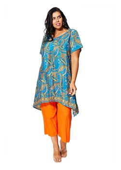 Aller Simplement Tunika w kolorze niebieskim ze sklepu Limango Polska w kategorii Bluzki damskie - zdjęcie 183781340