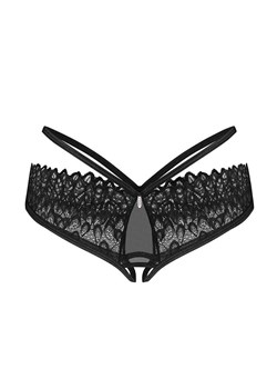 Obsessive koronkowe figi z otwartym krokiem Donarella, Kolor czarny, Rozmiar XS/S, Obsessive ze sklepu Intymna w kategorii Majtki damskie - zdjęcie 183781704