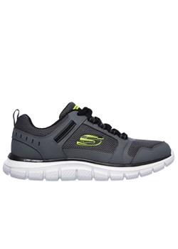 Buty męskie Skechers Track Knockhill 232001CCBK - szare ze sklepu streetstyle24.pl w kategorii Buty sportowe męskie - zdjęcie 183781882
