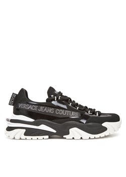 Sneakersy Versace Jeans Couture 78YA3SI8 Czarny ze sklepu eobuwie.pl w kategorii Buty sportowe męskie - zdjęcie 183781900