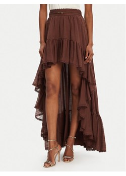 Guess Spódnica maxi 5GGD34 7317A Brązowy Regular Fit ze sklepu MODIVO w kategorii Spódnice - zdjęcie 183782452