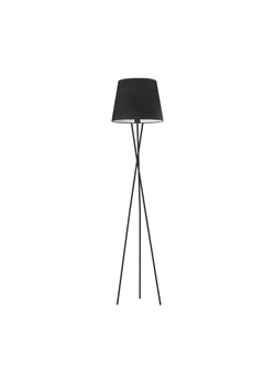 Metalowa lampa podłogowa na trójnogu TOKIO VELUR z abażurem ze złotym wnętrzem ze sklepu Lysne w kategorii Lampy podłogowe - zdjęcie 183783344