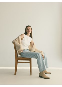 Reserved - Jeansy wide leg - niebieski ze sklepu Reserved w kategorii Jeansy damskie - zdjęcie 183784172