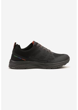Ciemnoszare Buty Sportowe Sneakersy z Perforacją Ziraline ze sklepu born2be.pl w kategorii Buty sportowe męskie - zdjęcie 183786301