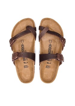 Japonki Birkenstock Mayari 0071023 Brązowy ze sklepu eobuwie.pl w kategorii Klapki damskie - zdjęcie 183786512