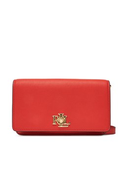 Torebka LAUREN RALPH LAUREN Turn-Lock 432915377011 Pomarańczowy ze sklepu eobuwie.pl w kategorii Kopertówki - zdjęcie 183786604