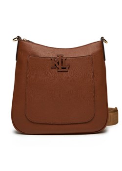 Torebka LAUREN RALPH LAUREN 431970152002 Brązowy ze sklepu eobuwie.pl w kategorii Listonoszki - zdjęcie 183786670