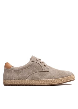 Espadryle Lanetti 121AM0280 Beżowy ze sklepu eobuwie.pl w kategorii Espadryle męskie - zdjęcie 183786724