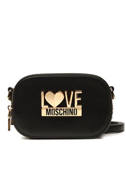 Torebka LOVE MOSCHINO JC4028PP1HLK0000 Czarny ze sklepu eobuwie.pl w kategorii Listonoszki - zdjęcie 183786760