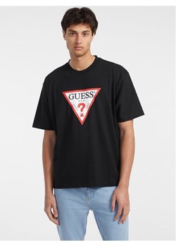 Guess Jeans T-Shirt 165535 Czarny Classic Fit ze sklepu MODIVO w kategorii T-shirty męskie - zdjęcie 183788210