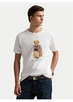 Polo Ralph Lauren T-Shirt 710974584001 Biały Custom Slim Fit ze sklepu MODIVO w kategorii T-shirty męskie - zdjęcie 183788273