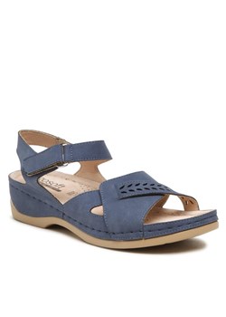 Go Soft Sandały WS127-06 Granatowy ze sklepu MODIVO w kategorii Sandały damskie - zdjęcie 183788282