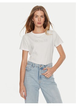 Guess T-Shirt V3BI11 J1314 Biały Regular Fit ze sklepu MODIVO w kategorii Bluzki damskie - zdjęcie 183788412