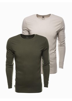 Zestaw longsleeve męski z długim rękawem 2-pak - mix V9 Z43 ze sklepu ombre w kategorii T-shirty męskie - zdjęcie 183801170