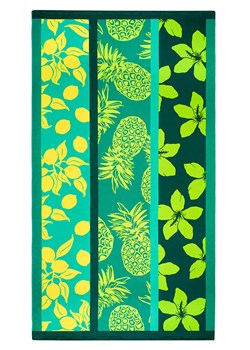 Le Comptoir de la Plage Ręcznik plażowy &quot;Mitjana&quot; w kolorze zielonym - 170 x 90 cm ze sklepu Limango Polska w kategorii Ręczniki - zdjęcie 183803121