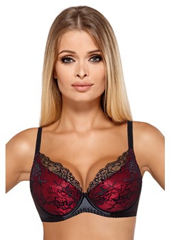 Biustonosz push-up PariPari Catherine III black-red ze sklepu kontri.pl w kategorii Biustonosze - zdjęcie 183804442