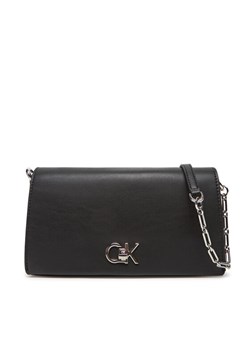 Torebka Calvin Klein Re-Lock Mini Conv LV04F3103G Czarny ze sklepu eobuwie.pl w kategorii Kopertówki - zdjęcie 183807374
