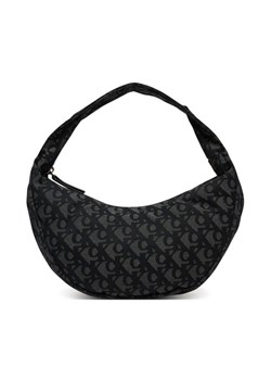Torebka Calvin Klein Ckj Monogram Pinched Medium Shou LV04F3206G Czarny ze sklepu eobuwie.pl w kategorii Torebki hobo - zdjęcie 183807400