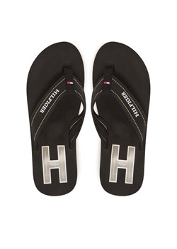 Japonki Tommy Hilfiger Hilfiger H Padded Beach Sandal FM0FM05536 Czarny ze sklepu eobuwie.pl w kategorii Klapki męskie - zdjęcie 183807511