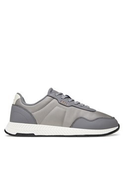 Sneakersy BOSS Titanium 50536481 Szary ze sklepu eobuwie.pl w kategorii Buty sportowe męskie - zdjęcie 183807530