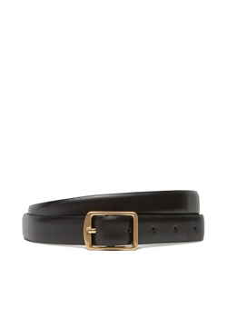 Pasek Damski Calvin Klein Classic Square Buckle Belt 20Mm LV04F7036G Czarny ze sklepu eobuwie.pl w kategorii Paski damskie - zdjęcie 183807590