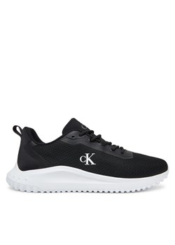 Sneakersy Calvin Klein Jeans Eva Runner Mix Mesh YM0YM01285 Czarny ze sklepu eobuwie.pl w kategorii Buty sportowe męskie - zdjęcie 183807670