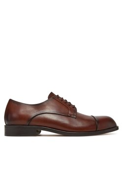 Półbuty BOSS Tayil-L 50548293 Brązowy ze sklepu eobuwie.pl w kategorii Buty eleganckie męskie - zdjęcie 183807673