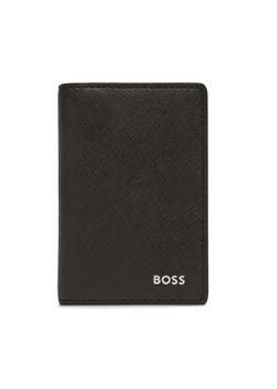 Etui na karty kredytowe BOSS Zair 50548808 10247449 01 Czarny ze sklepu eobuwie.pl w kategorii Portfele damskie - zdjęcie 183807693