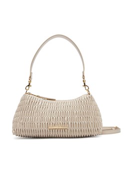 Torebka Calvin Klein Ruched Drop Shoulder Bag LV04K3088G Beżowy ze sklepu eobuwie.pl w kategorii Listonoszki - zdjęcie 183807771