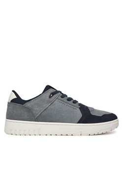 Sneakersy Tommy Hilfiger Basket Core Lite Suede FM0FM05519 Szary ze sklepu eobuwie.pl w kategorii Buty sportowe męskie - zdjęcie 183807774