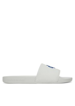 Klapki Calvin Klein Jeans Slide Jelly Mono Pu YM0YM01281 Szary ze sklepu eobuwie.pl w kategorii Klapki męskie - zdjęcie 183807800