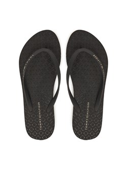Japonki Tommy Hilfiger Hilfiger Strap Beach Sandal FW0FW08736 Czarny ze sklepu eobuwie.pl w kategorii Klapki damskie - zdjęcie 183807803
