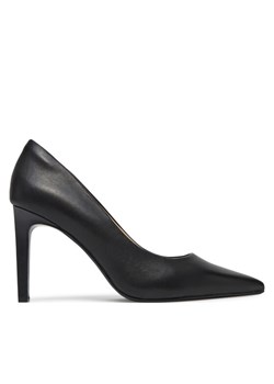 Szpilki Calvin Klein Pump 90 Pointy Hw Bar Lth HW0HW02527 Czarny ze sklepu eobuwie.pl w kategorii Czółenka - zdjęcie 183807880