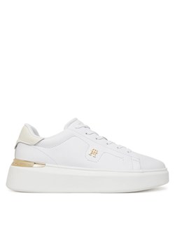 Sneakersy Tommy Hilfiger FW0FW08631 Biały ze sklepu eobuwie.pl w kategorii Buty sportowe damskie - zdjęcie 183807903