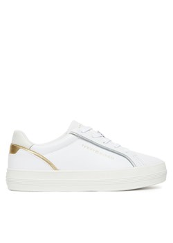 Sneakersy Tommy Hilfiger Essential Vulc Sneaker FW0FW08757 Biały ze sklepu eobuwie.pl w kategorii Buty sportowe damskie - zdjęcie 183807911