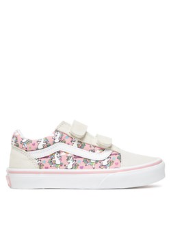 Tenisówki Vans Old Skool V VN000CYDCY71 Écru ze sklepu eobuwie.pl w kategorii Trampki dziecięce - zdjęcie 183807913
