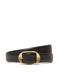 Pasek Damski Calvin Klein Forged Pin Belt 25Mm LV04K7014G Czarny ze sklepu eobuwie.pl w kategorii Paski damskie - zdjęcie 183807924