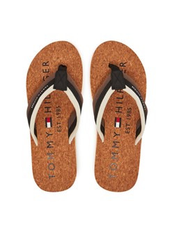 Japonki Tommy Hilfiger FM0FM05647 Czarny ze sklepu eobuwie.pl w kategorii Klapki męskie - zdjęcie 183807953