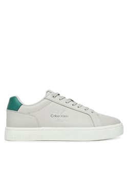 Sneakersy Calvin Klein Jeans Classic Cupsole Mono Lth YM0YM01369 Szary ze sklepu eobuwie.pl w kategorii Buty sportowe męskie - zdjęcie 183807982