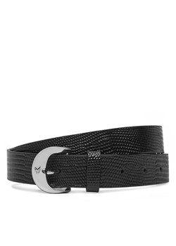 Pasek Damski Calvin Klein Classic Buckle Lizard Emboss 25Mm LV04F7041G Czarny ze sklepu eobuwie.pl w kategorii Paski damskie - zdjęcie 183808043