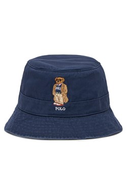 Kapelusz Polo Ralph Lauren 211977400001 Granatowy ze sklepu eobuwie.pl w kategorii Kapelusze damskie - zdjęcie 183808064